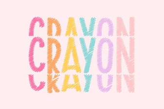 Stacked Font Ideas for Crayonfriends Projects