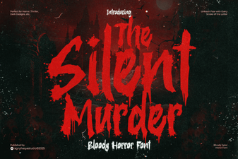 Designing with the Silent Murder Font