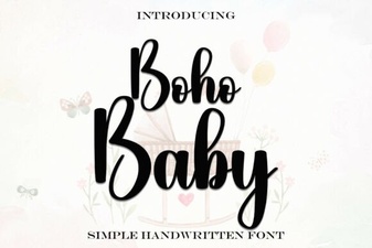 Design Your Playful Projects with Bohobaby Font