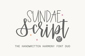 Sundae Script Duo: Creative Font Pairing Guide