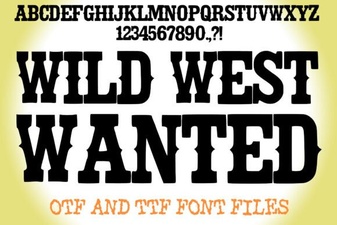 Craft a Classic Poster with a Wild West Font